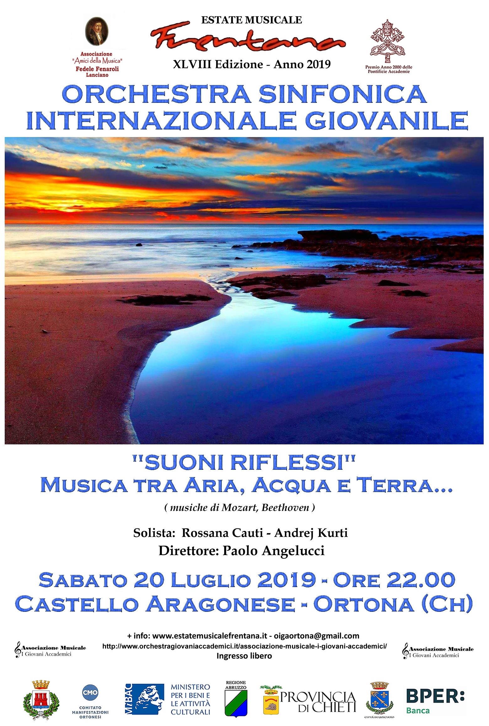 Suoni Riflessi - Musica tra Aria, Acqua e Terra - Orchestra Sinfonica   Internazionale Giovanile