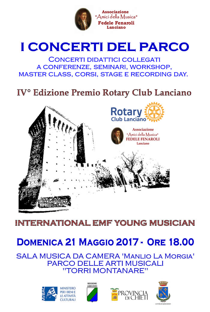 INTERNATIONAL EMF YOUNG MUSICIAN - Premio Rotary Club Lanciano - EMF 2017