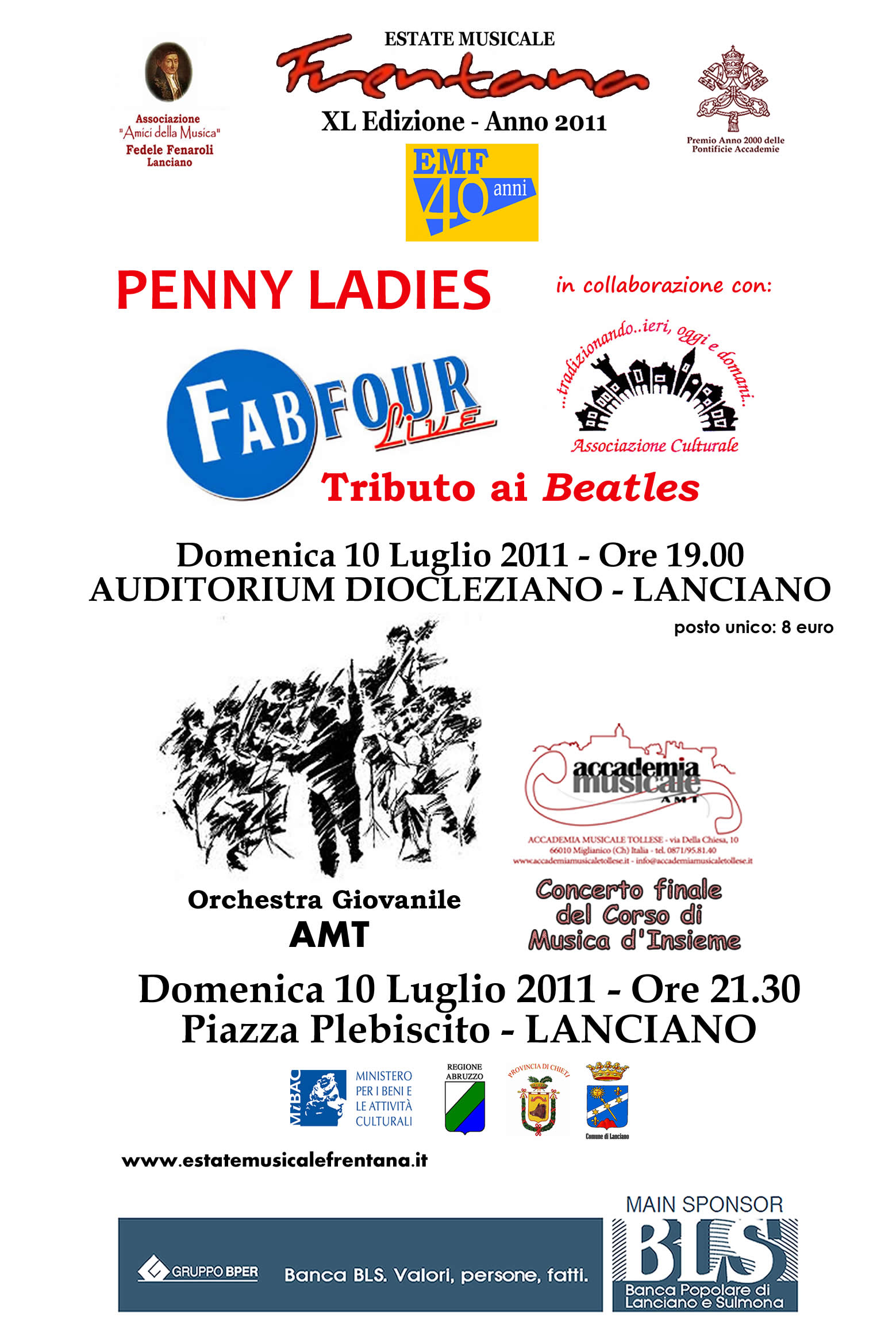 PENNY LADIES: FAB FOUR LIVE - ORCHESTRA GIOVANILE AMT