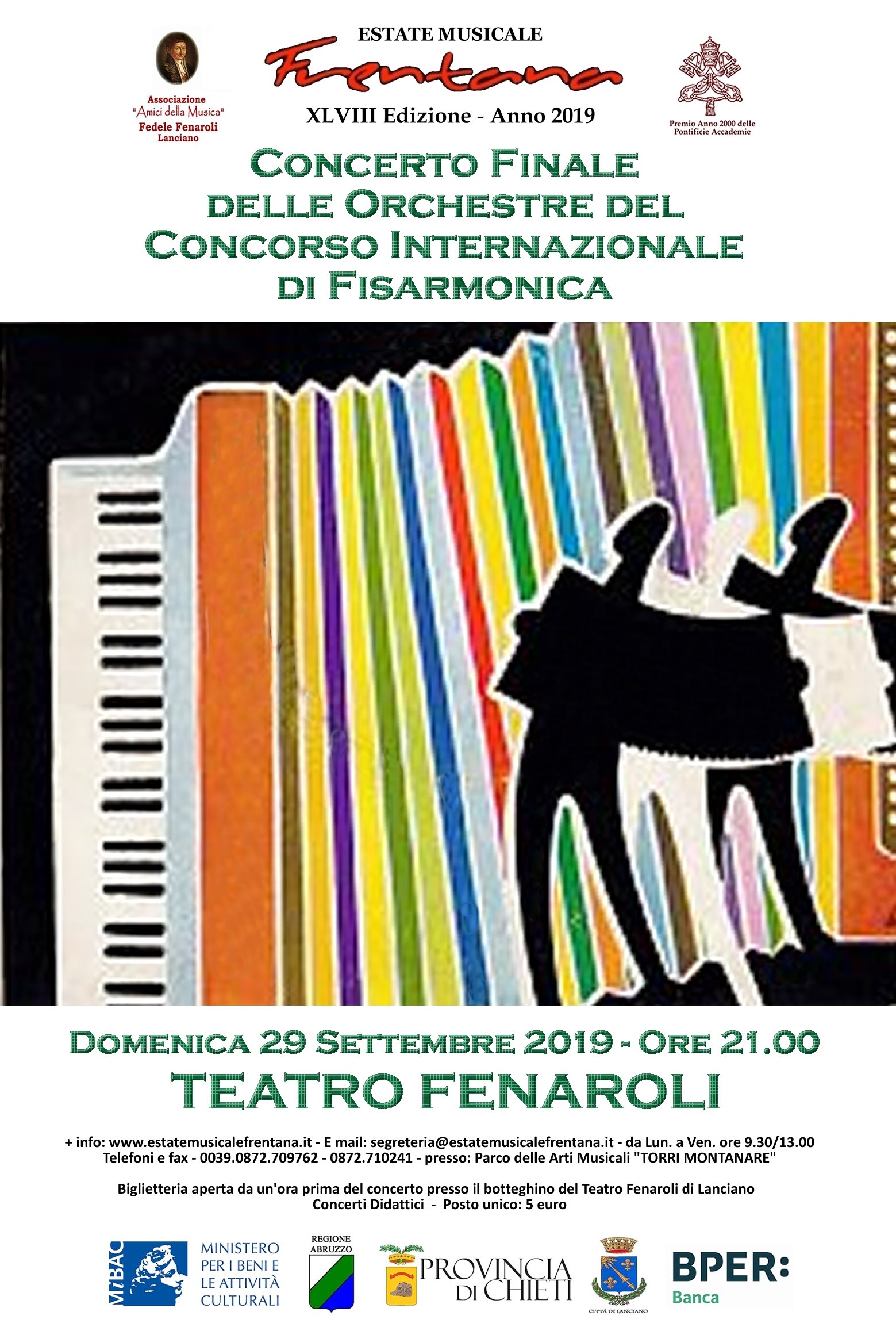 Concerto Finale delle Orchestre del Concorso Internazionale di Fisarmonica