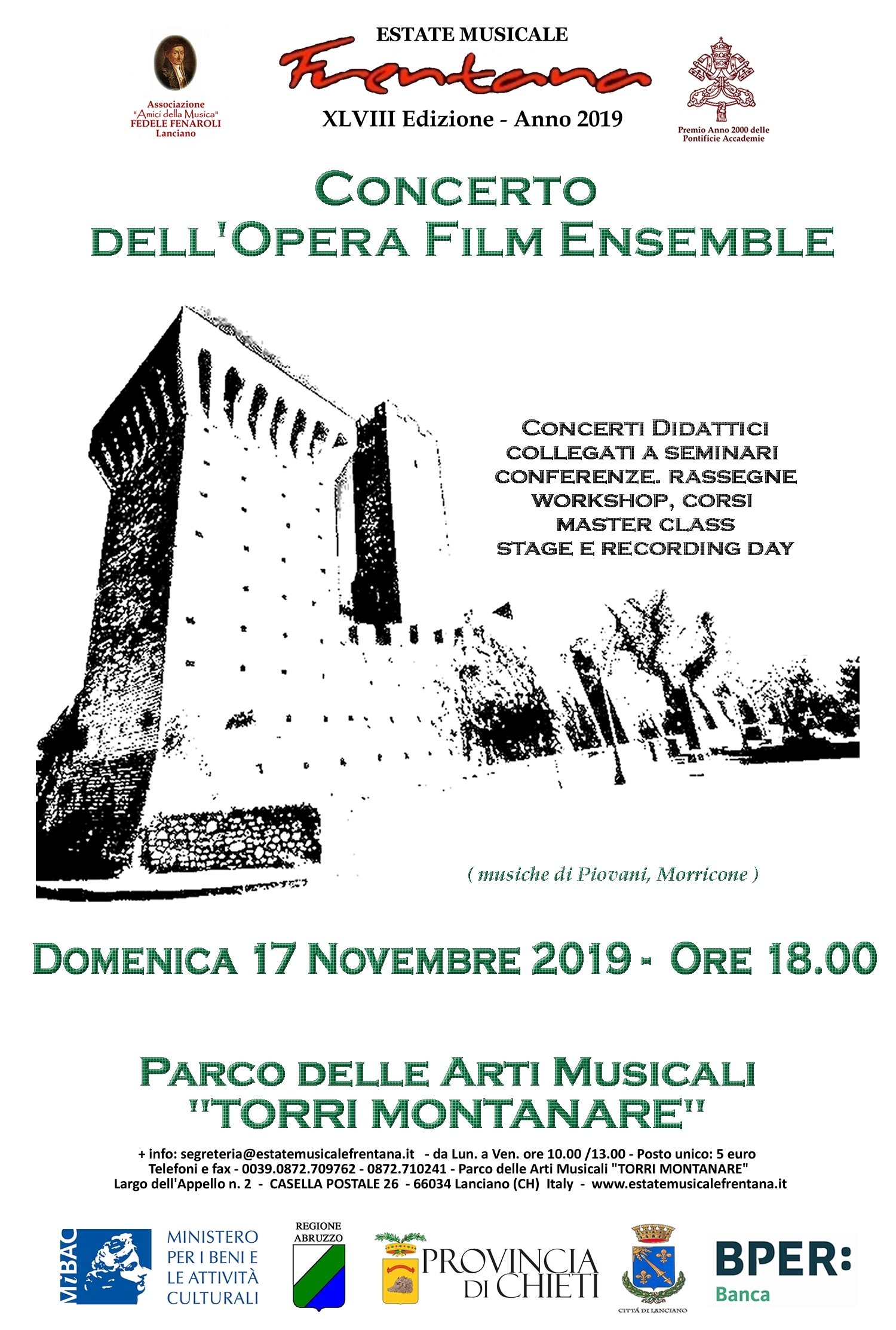 Concerto dell’Opera Film Ensemble